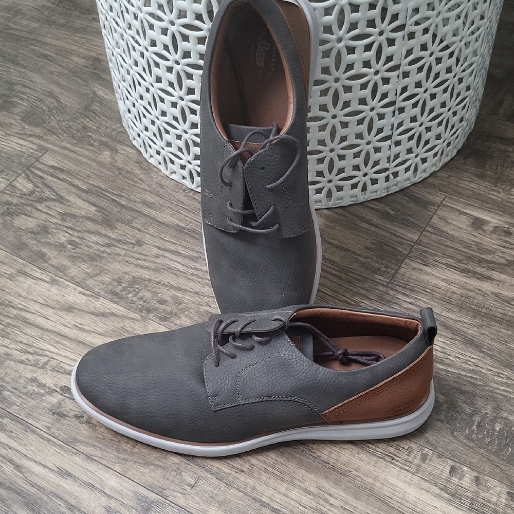 Men's Gray and Brown Casual Shoes
